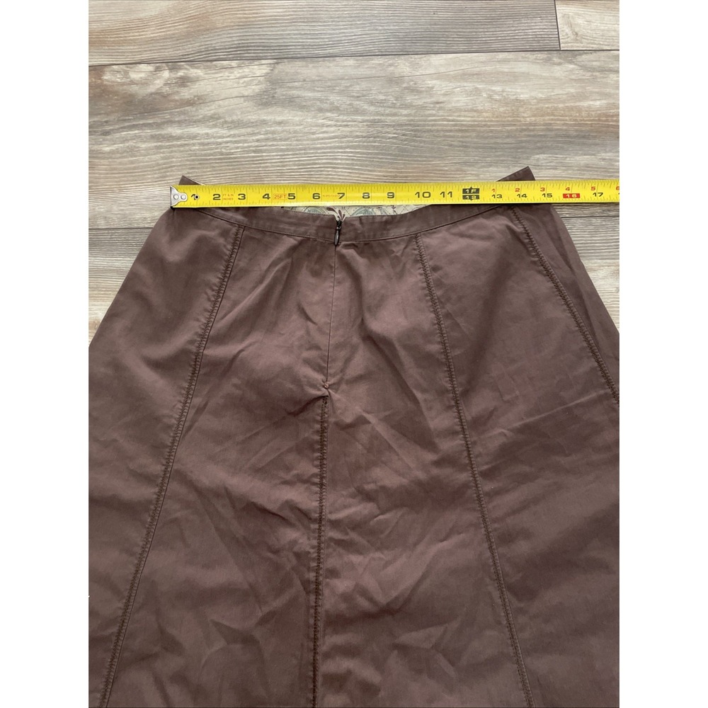 Horny Toad Womens Brown A-Line Skirt Size 8 Outdoor Hiking Travel Knee Length - Picture 4 of 6